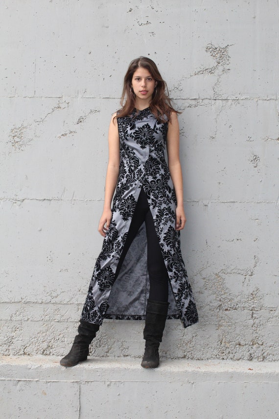 silver tunic dress
