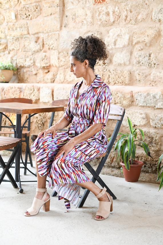 Boho maxi cheap shirt dress