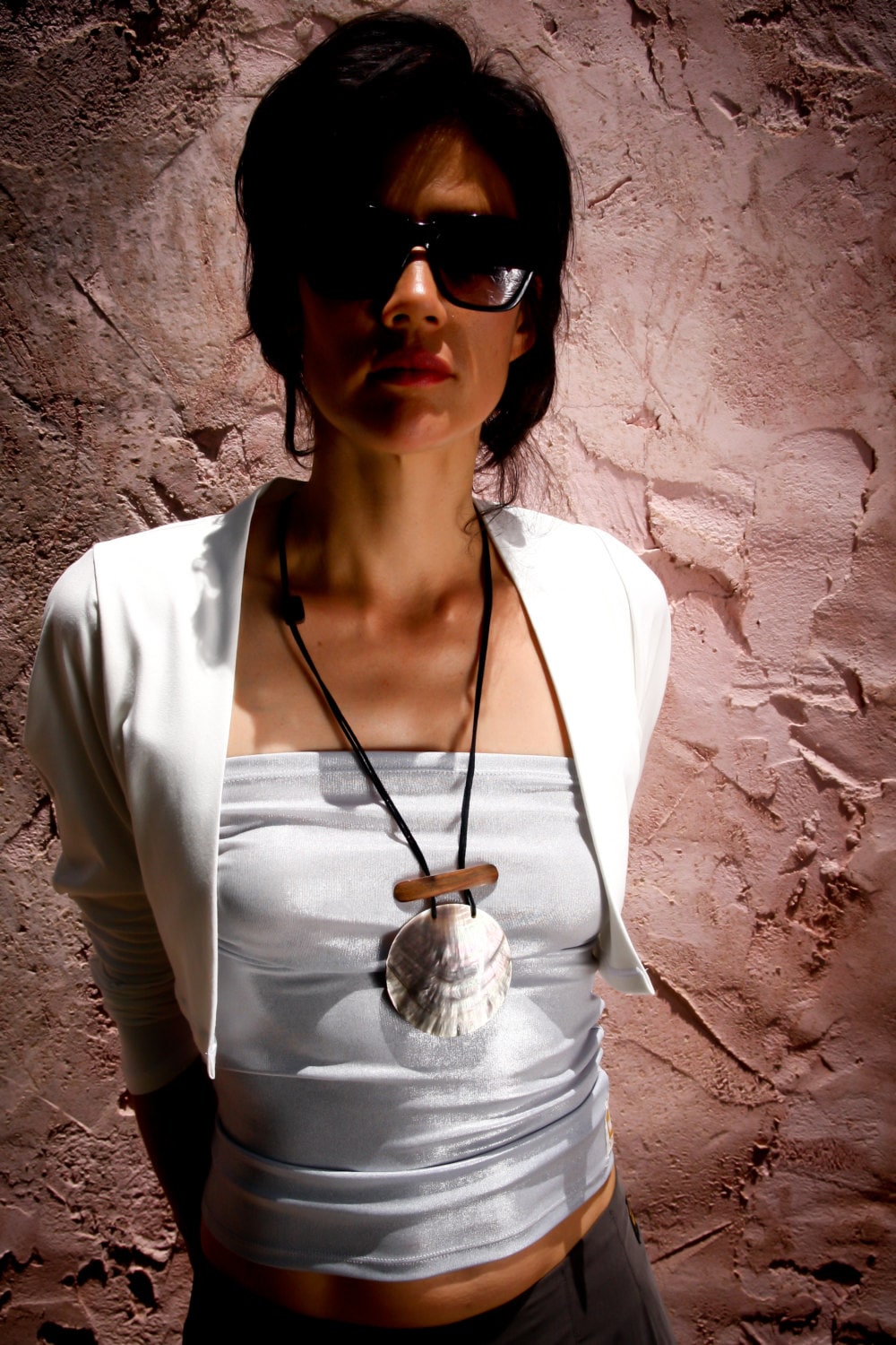 white bolero jacket plus size