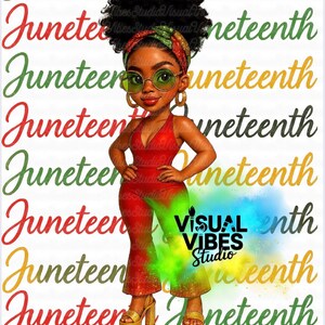Juneteenth 1865 PNG: Black History Digital Download