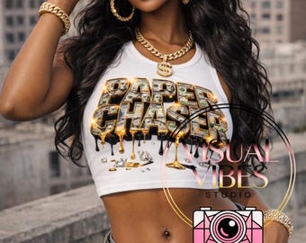 PAPER CHASER PNG, luxe money design