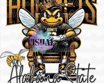 Alabama State University Hornets PNG (Digital Download)