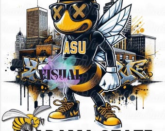 ASU Hornets PNG: Alabama State HBCU Hornets (Digital Download)