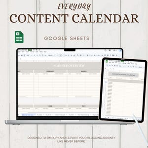 Social Media Planner Spreadsheet Google Digital Content Calendar Weekly Instagram Planner Monthly Content Planner Social Media Tracker