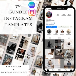 Virtual Assistant Instagram Template Virtual Assistant Social Media Virtual Assistant Canva Instagram Templates VI Social Media Manager