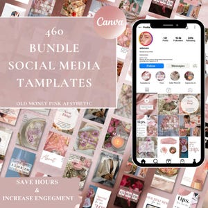 460 Modelos Rosa para Instagram | Modelos Rosa para Mídias Sociais | Modelos de Beleza do Canva | Modelos de Postagens Femininas para Instagram | Modelos de Noivado