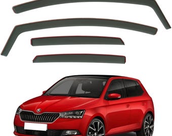 Seitenfenster Windabweiser Getönt AC WOW Windabweiser Set Für Skoda Octavia Kombi (2019–2025) – 4-tlg., Getöntes Acryl, In-Kanal-Montage Windabweiser Autofenster