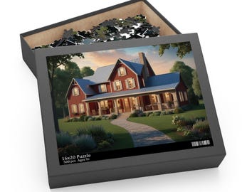 Red Country Manor Puzzle (500-Piece)