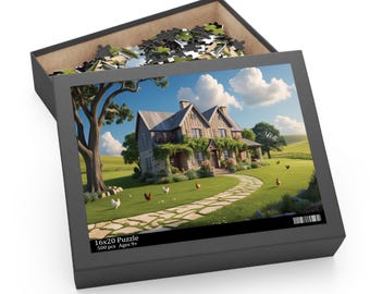 Idyllic Farmstead Puzzle (500-Piece)