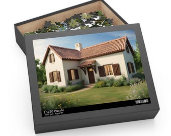 Mediterranean Villa Puzzle (500-Piece)