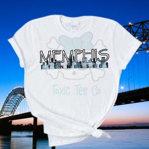 Memphis Tennessee Skyline T-Shirt – Trendy City Graphic Tee