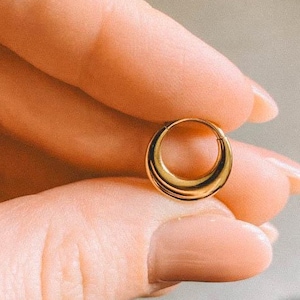 Crescent Shape Nose Piercing Crescent Septum Ring Classic Look Hoop Earring Facial Jewelry 16G
