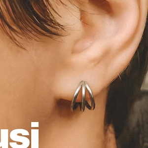 Layered Piercing Nose Piercing Triple Layered Hoop Ring Piercing Septum Ear Piercing