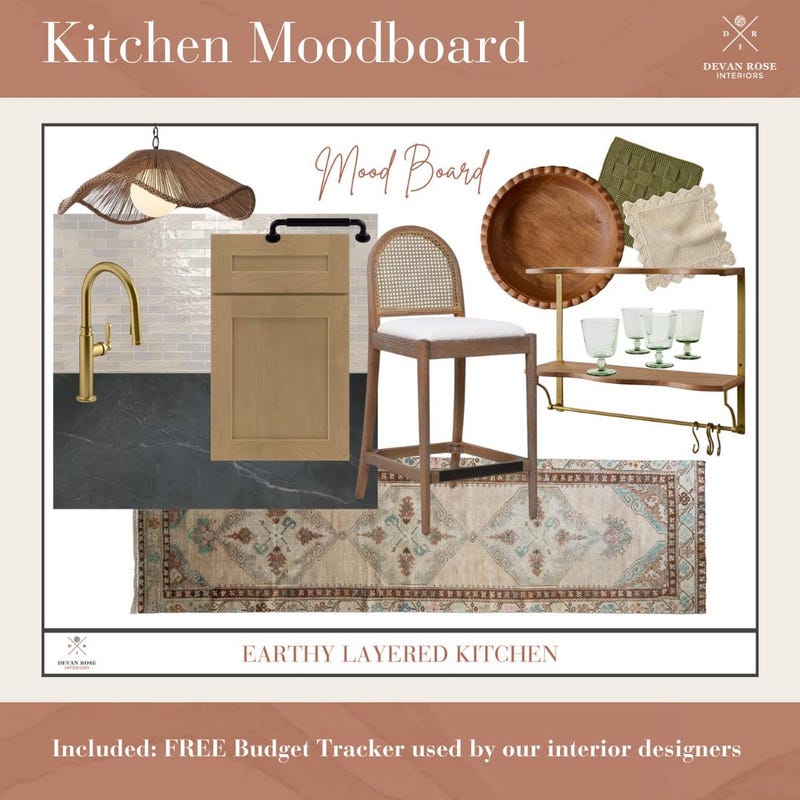 Kitchen Design Mood Board - Etsy