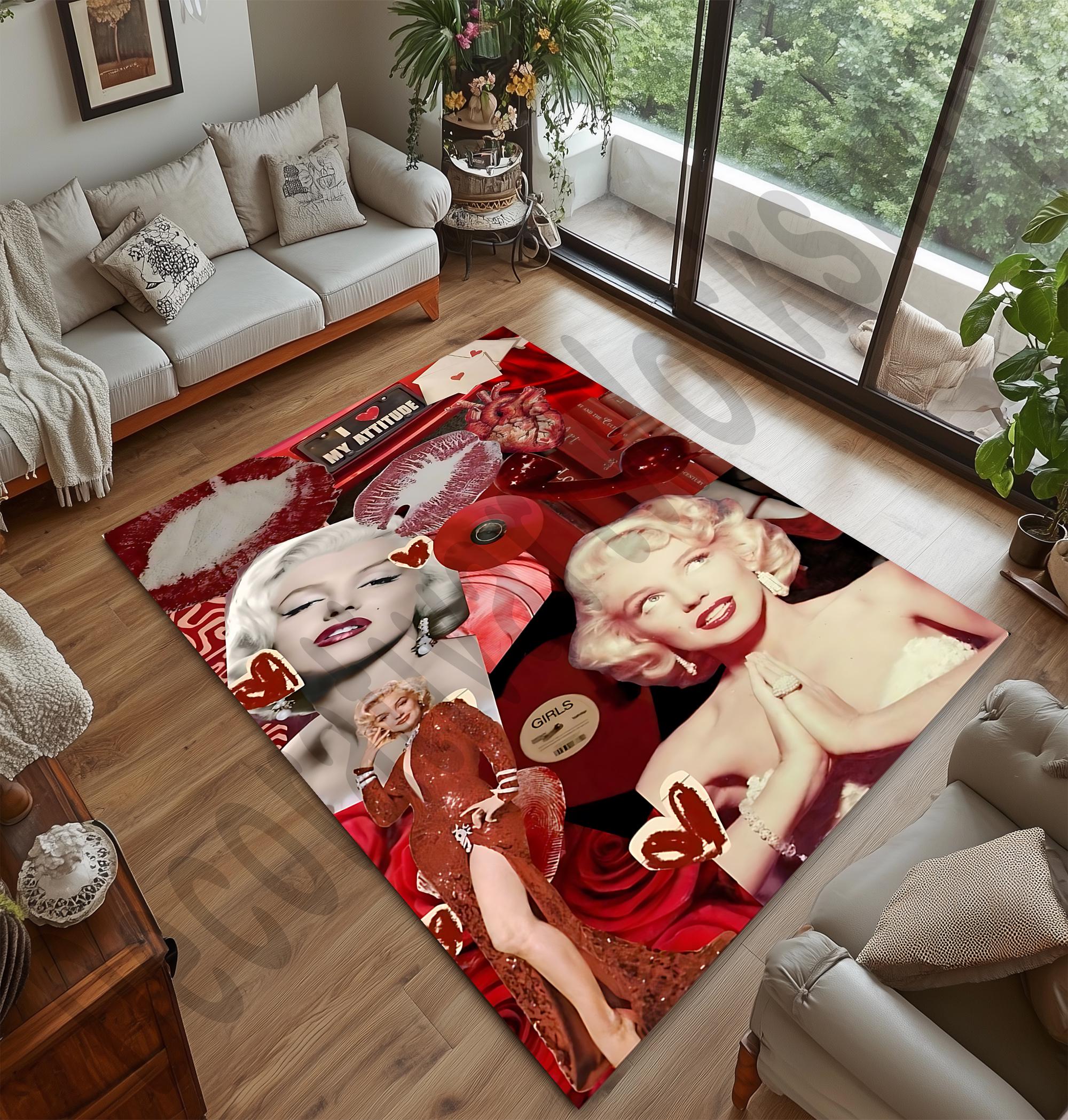 Marilyn Monroe Rug - Etsy