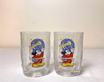 McDonald’s Disney Millennium Glasses – Mickey Epcot Set of 2