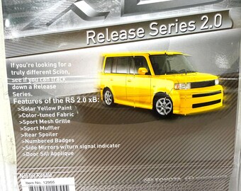 2005 Jada 1:64 Yellow Scion Xb – Release Series 2.0 Diecast