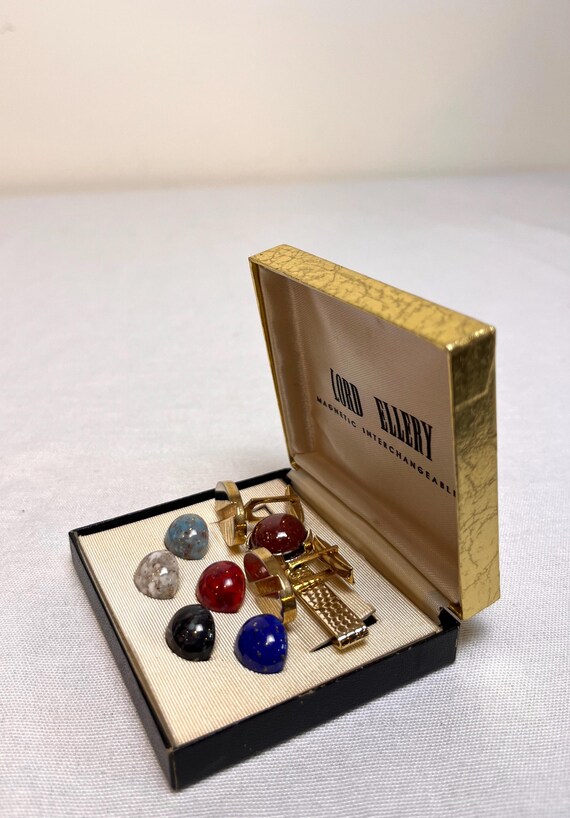 Lord Ellery Interchangeable Cuff Links – Vintage … - image 2