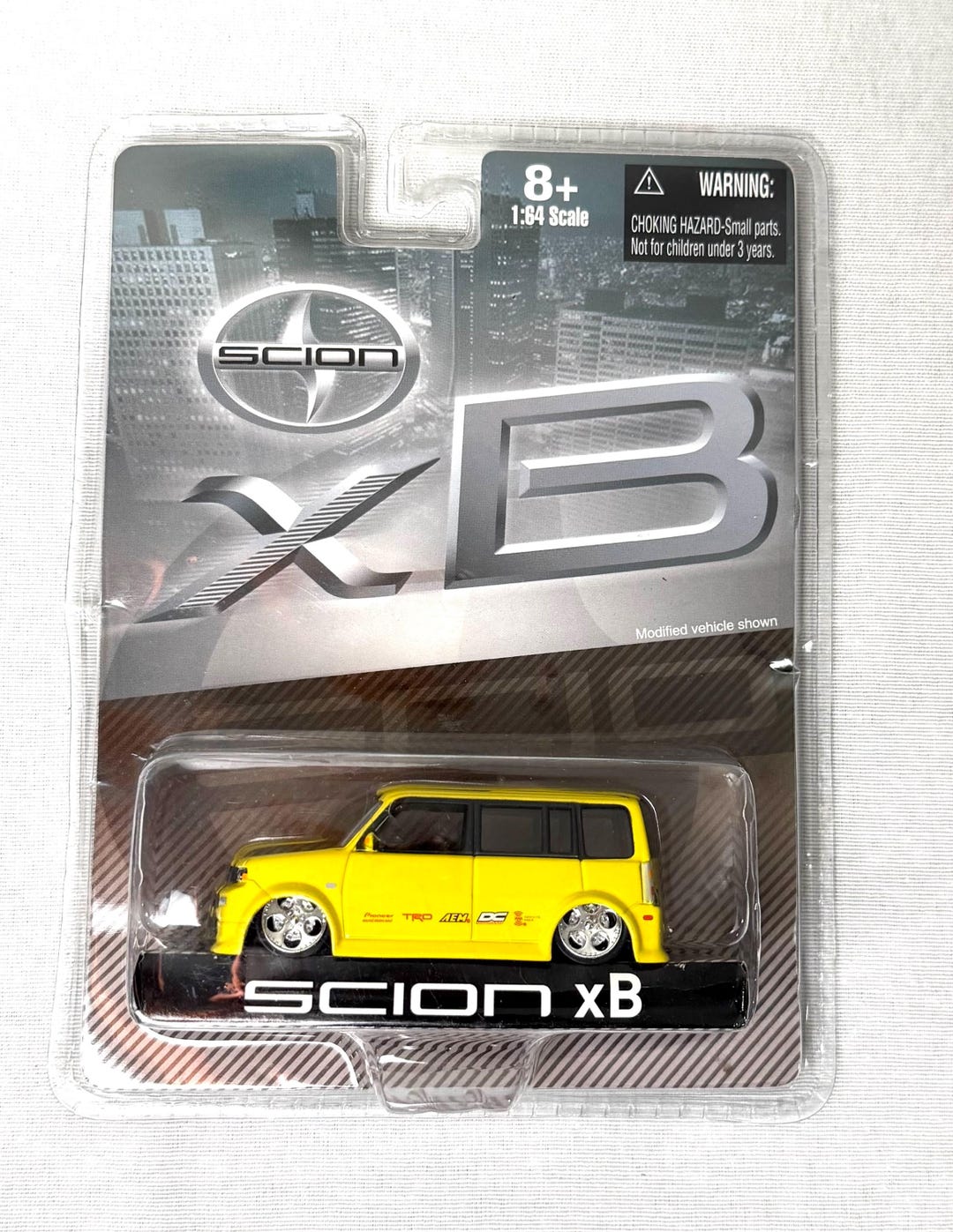 2005 Jada 1:64 Yellow Scion Xb – Release Series 2.0 Diecast