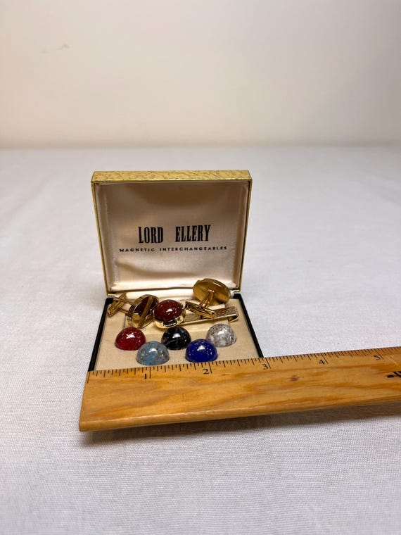 Lord Ellery Interchangeable Cuff Links – Vintage … - image 5