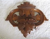 Wood Salvage Molding Carved Piece Large Vintage