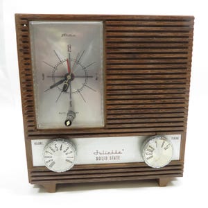 Juliette Clock Radio working Vintage Mid Century