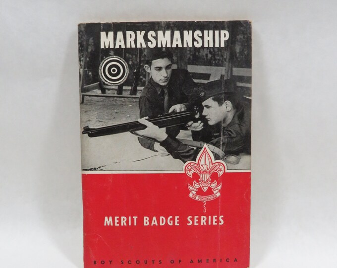 Scout Marksmanship Merit Badge Book Vintage Etsy