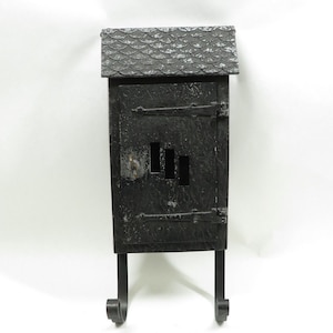 Mailbox metal 2 openings Vintage item