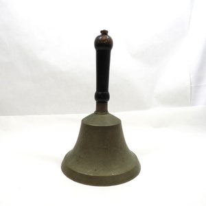 Brass Bell Large Antique school collectible