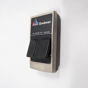 Quasar Remote Control Vintage Electronic Television collectible