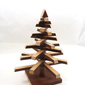 Christmas Tree Recycled Vintage Wood