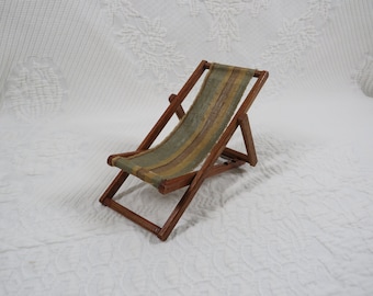 Doll Deck Chair Antique folding