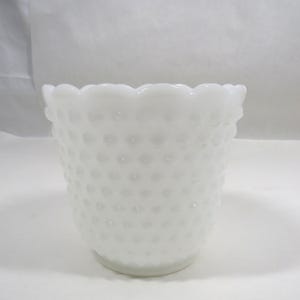 Fire King Planter Milk Glass Vintage Collectible