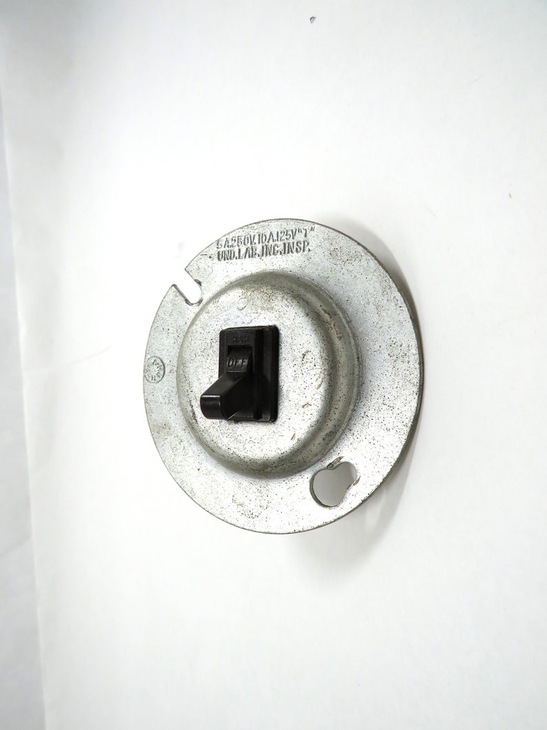 Electrical Switch Vintage Salvage Etsy Canada