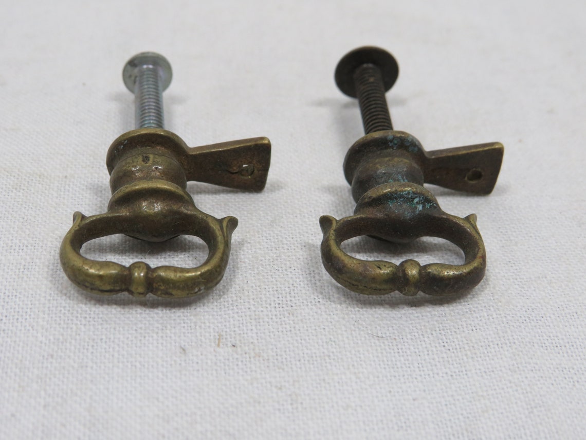 2 Brass Lamp Keys Vintage Items Etsy