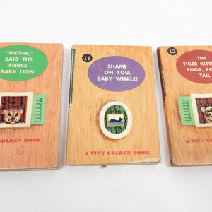3 kleine goldene Bücher Vintage Kinderbuch 1948