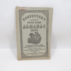 1895 Hostetter Almanac Antique booklet