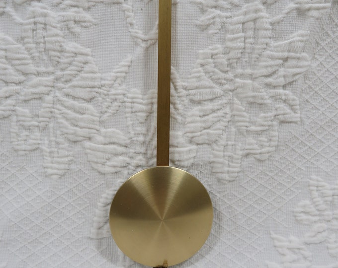 Brass Clock Pendulum Nos Vintage Etsy