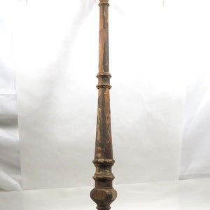 Wood Column Ornate 36 1/2" Vintage Salvage