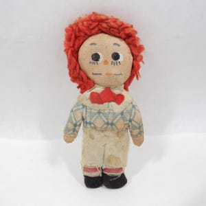 Raggedy Andy Doll Vintage collectible Toy small