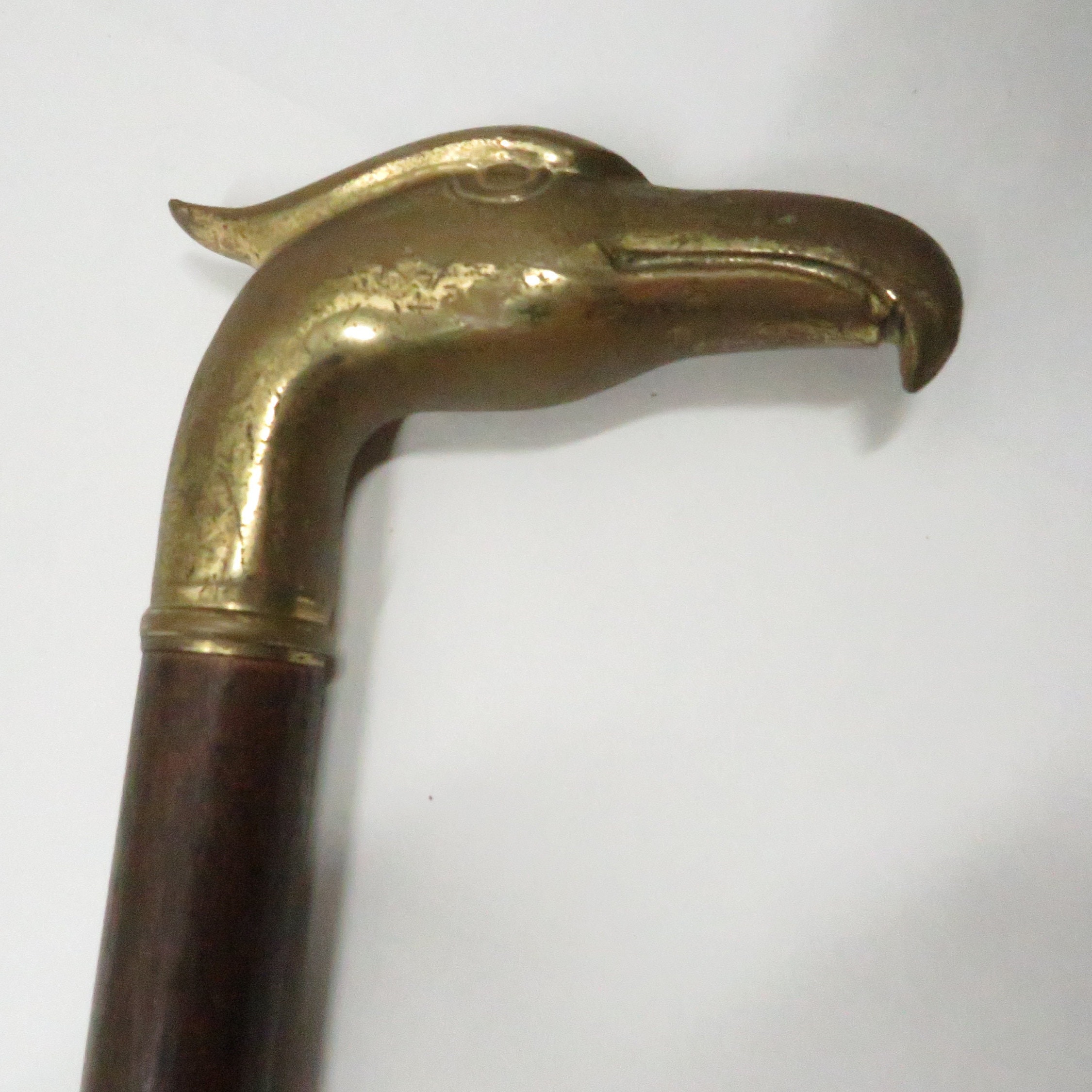 Victorian Repousse Gold Filled GF Cane Walking Stick Handle