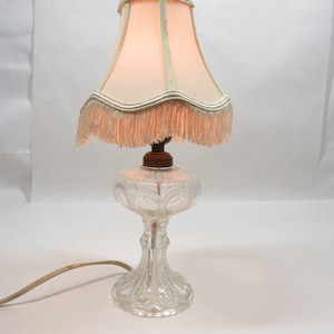 Glass Lamp Clear Glass vintage light