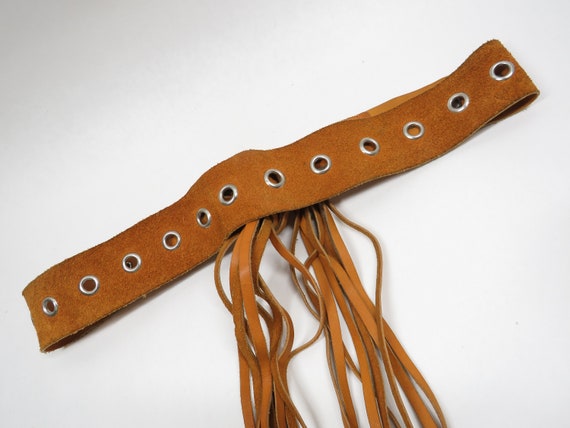 Belt Suede Brown Vintage Accessory - image 6