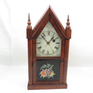 Ansonia Steeple Clock Antique Mantle Home Decoration