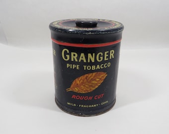 granger twist tobacco Granger Twist Tobacco Antique Tin Package Tab