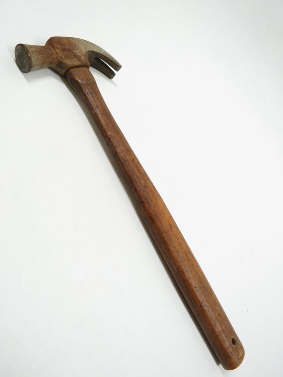 Hammer Small Finish Wood and Steel Vintage 
