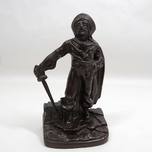 Piraten Buch End Vintage Sammel Figur aus Metall