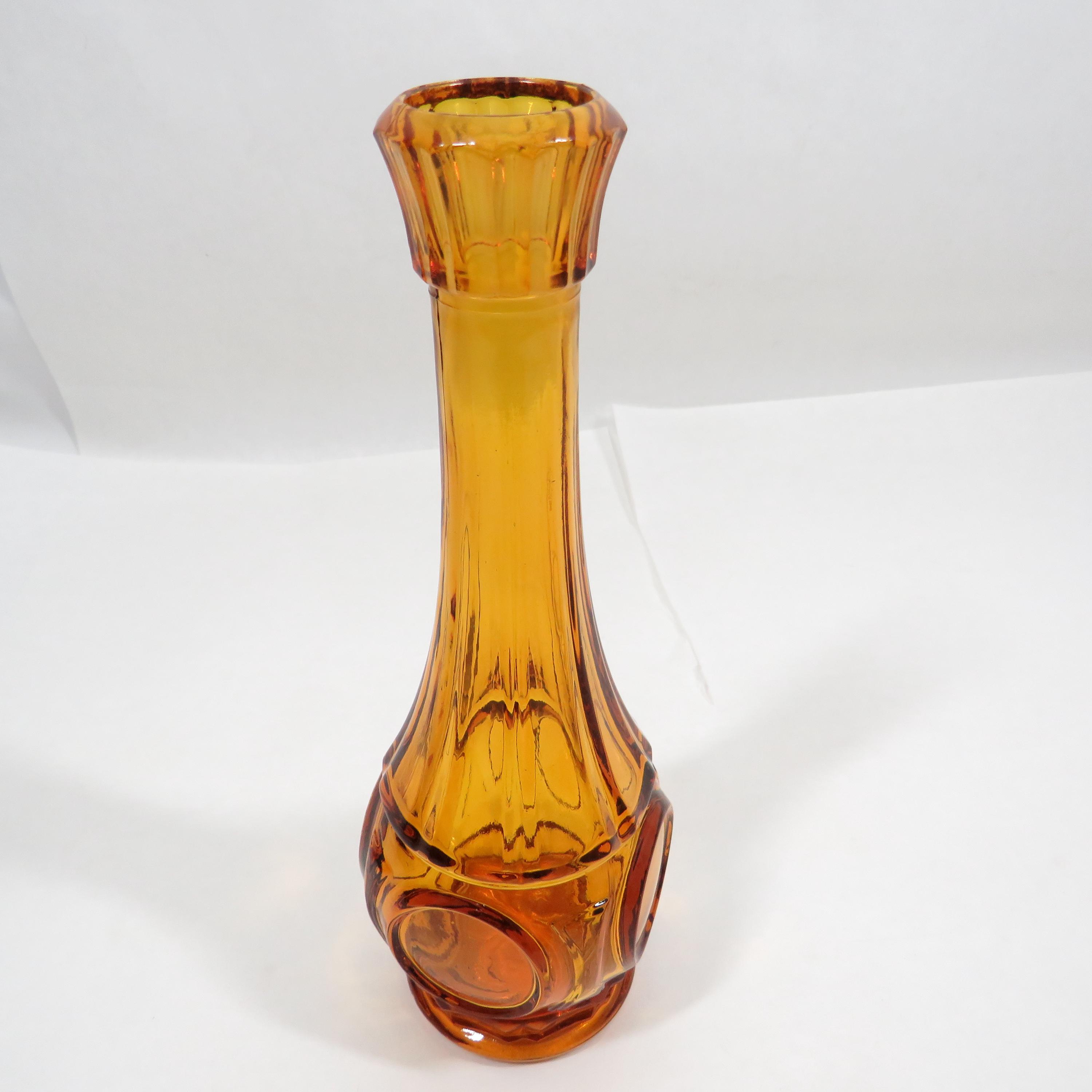 ウィートン花瓶 アンバー ヴィンテージ ホームコレクターアイテム