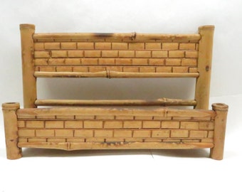 Wood Storage Rack Vintage Mid Century