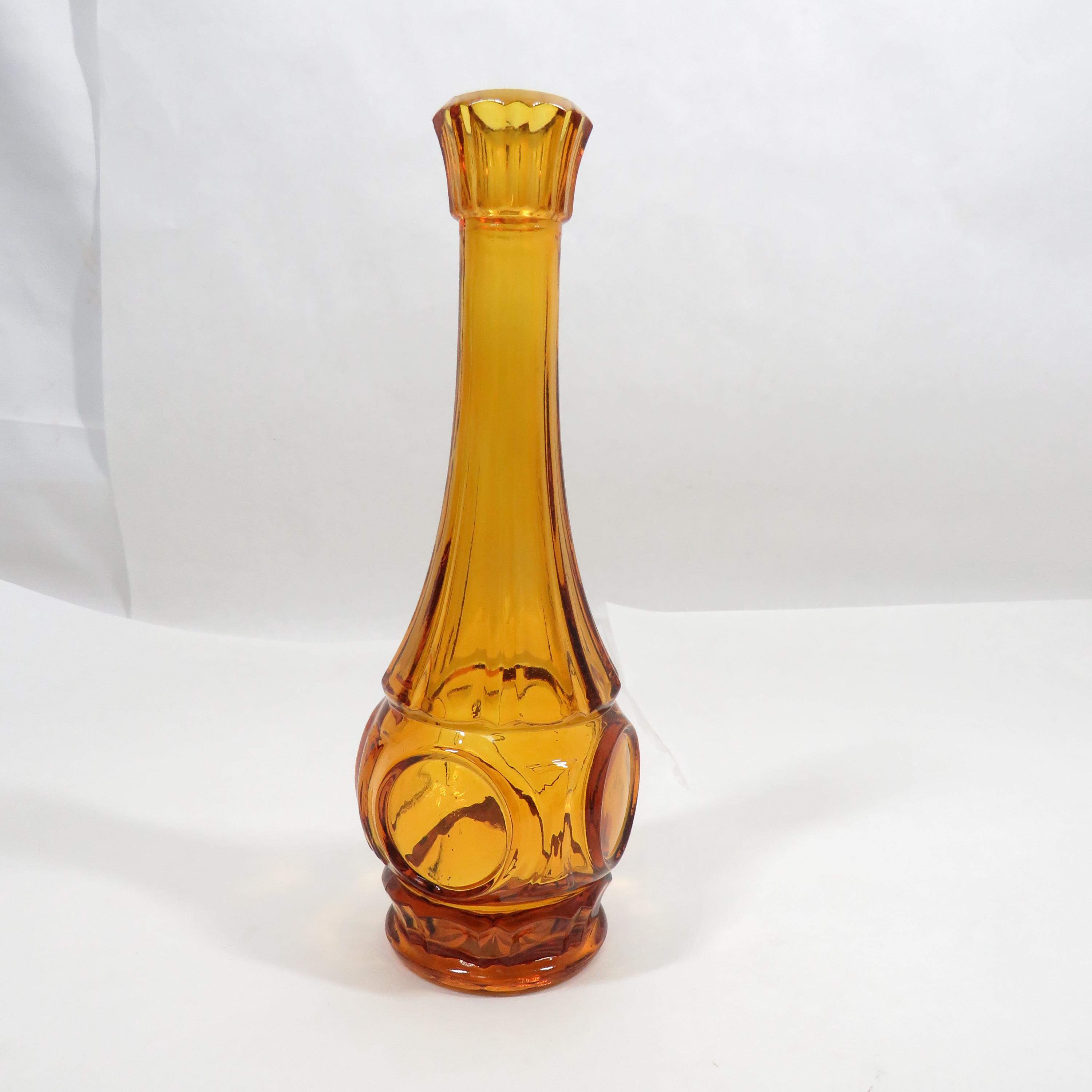 ウィートン花瓶 アンバー ヴィンテージ ホームコレクターアイテム